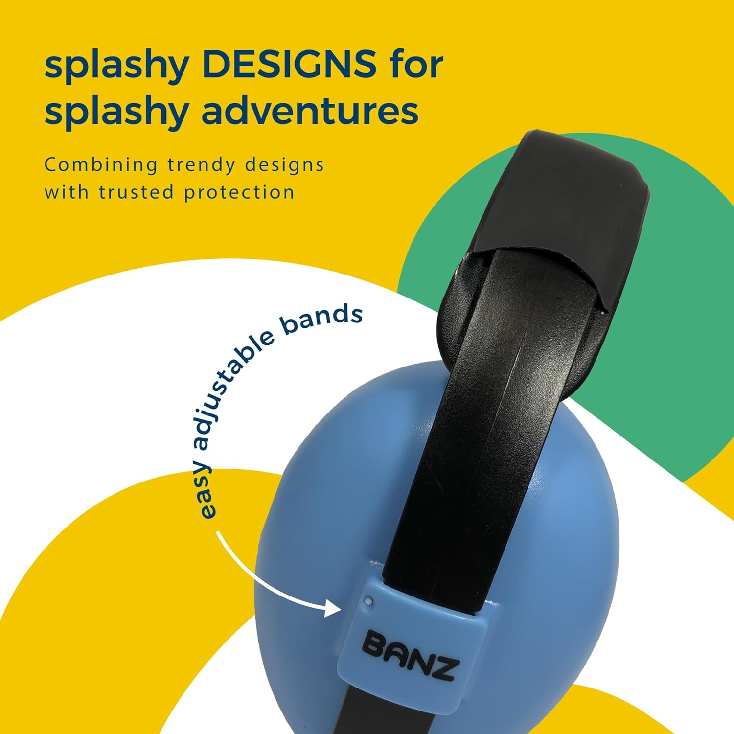 BANZ Mini Earmuffs, Blue, Small