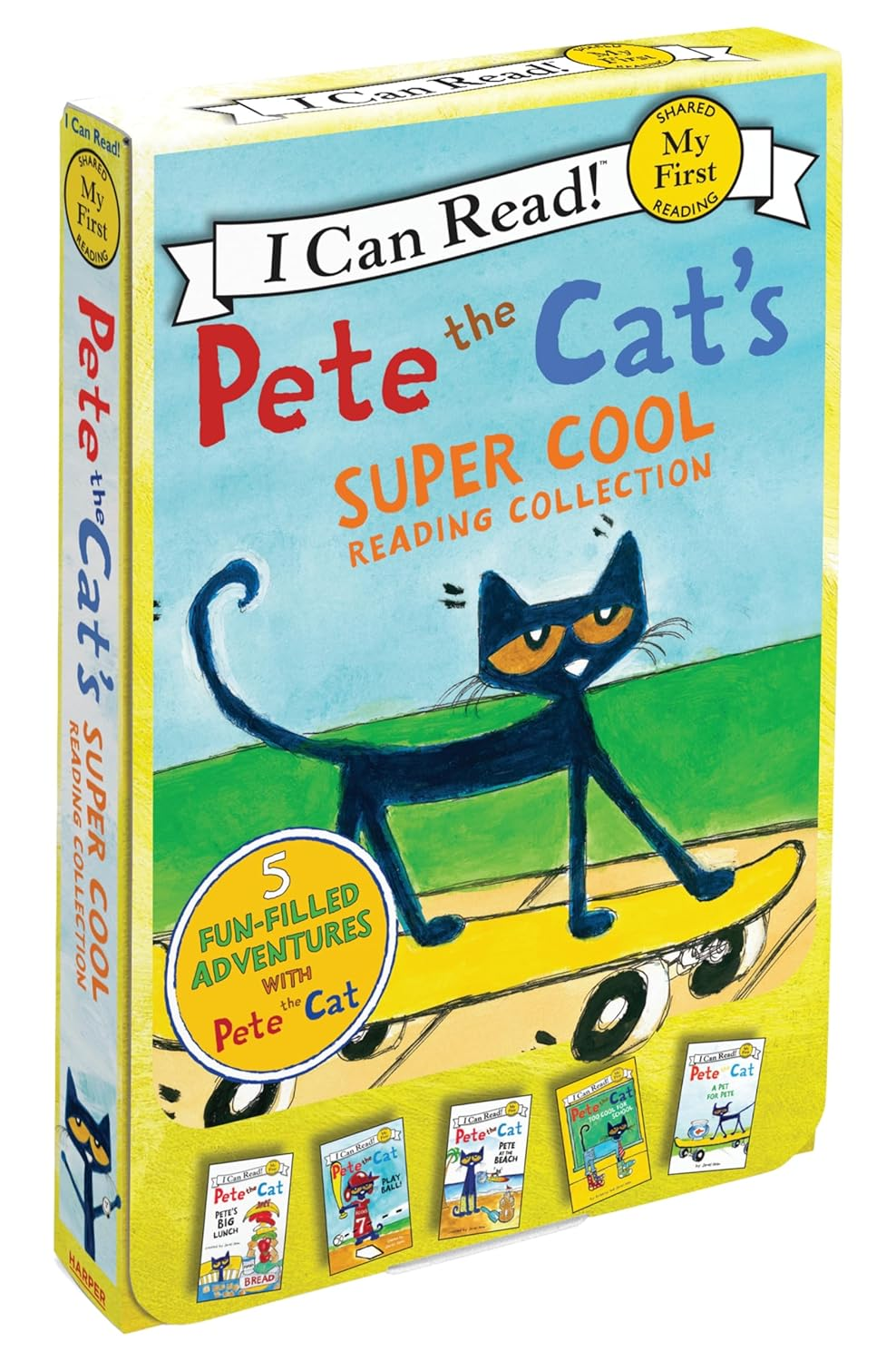 Pete the Cat'S Super Cool Reading Collection: 5 I Can Read Favorites!: a Box of 5 I Can Read Favorites for Beginner Readers: 239