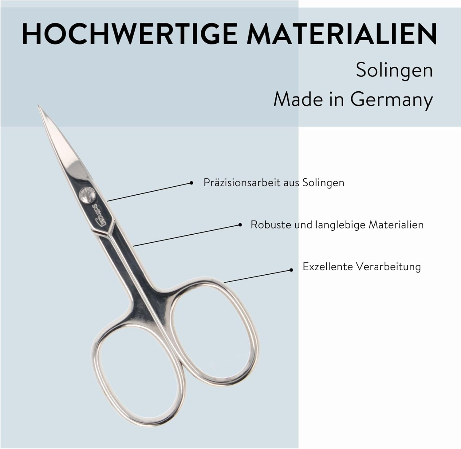 Parsa Beauty Steel Scissor with Curved Cutting Edges image number 2