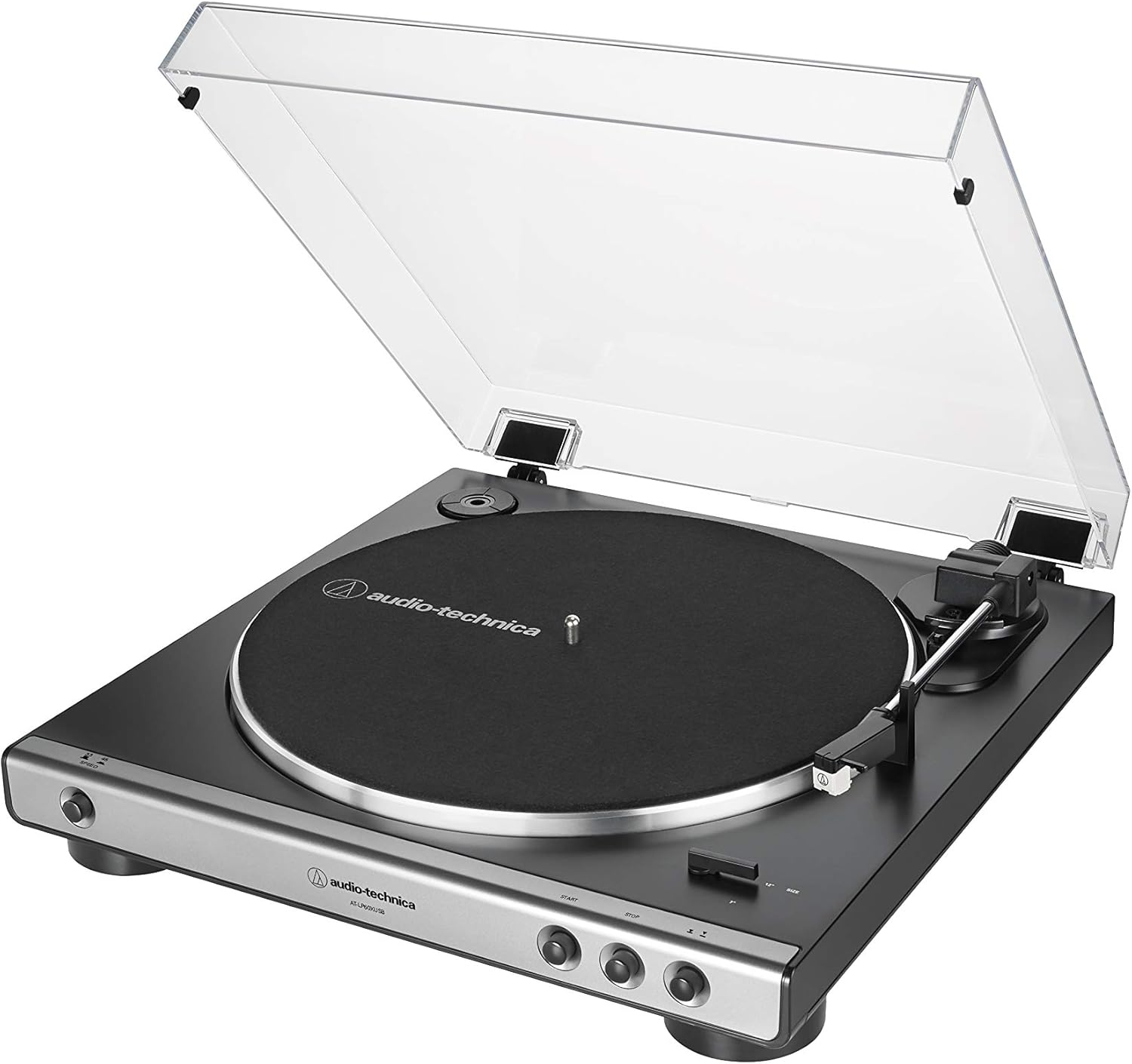Audio-Technica AT-LP60XUSB Fully Automatic Belt-Drive USB Turntable, Gunmetal