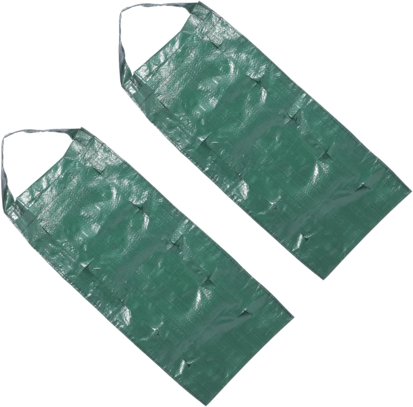 SUPVOX 4Pcs Hanging Strawberry Planter Wall Mount Garden Grow Bag Upside down Planter Vegetable Planting Bags for Patio Balcony image number 5