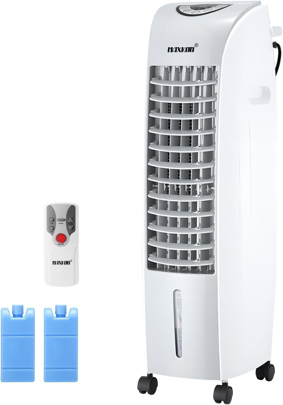 Maxkon Air Cooler Portable Evaporative Cooling Fan Purifier Humidifier 6L Water Tank 4 in 1 Swamp Home Room Ionizer Conditioner System image number 6