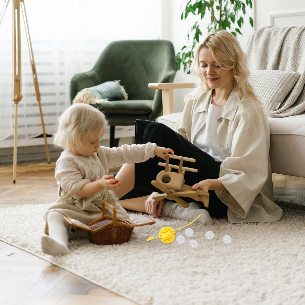 Totority Toy Insert Noise Maker Replacement Accessories 2.8Cm round Sound Balls for Baby Toys DIY Repair Tools Multipurpose Rattles Plush Dolls image number 1