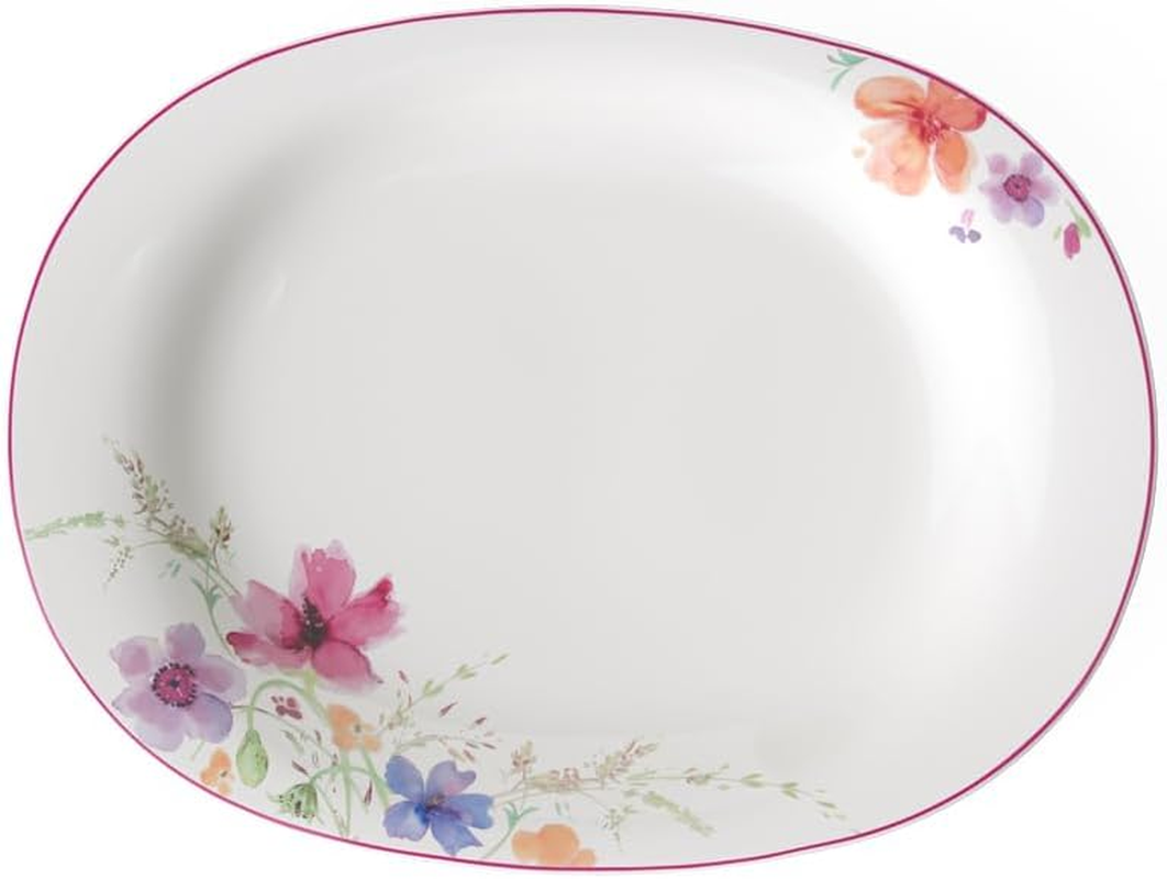 Villeroy & Boch Mariefleur Basic Salad Plate, 8.25 In, White/Multicolored