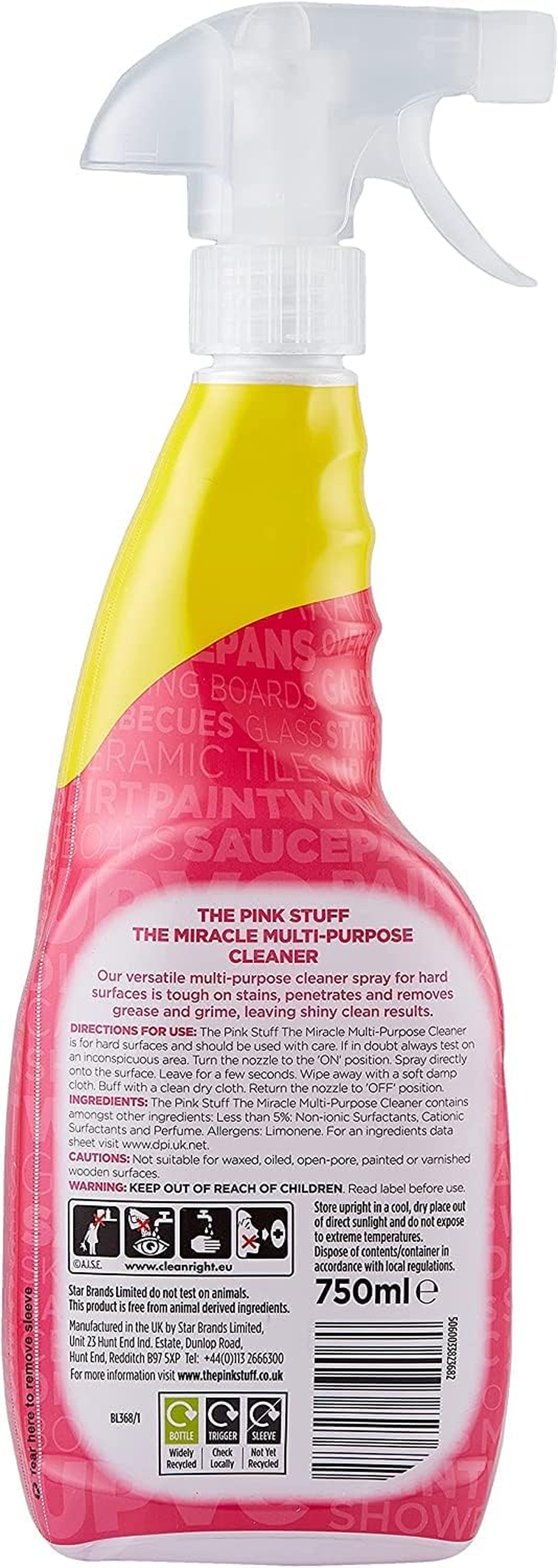 The Pink Stuff - the Miracle All Purpose Cleaning Paste&hellip; (Liquid Spray) image number 1