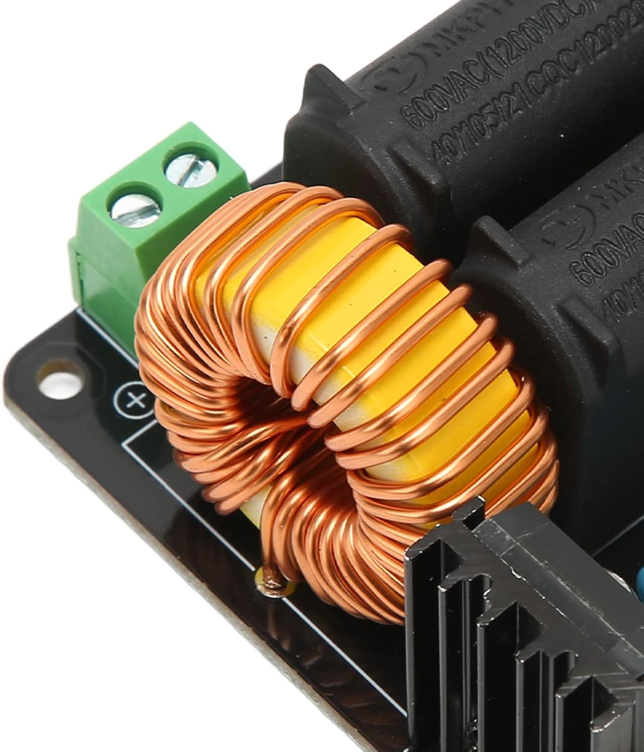 ZVS Performance Controllers Controlling Flyback High Voltage Source High Voltage Coil Feeding Source for DIY Player, Drive Module for Marx Generators with Low Heat Generation, Material: PCB, Enthusiac Settings, Quantity: 1X image number 3