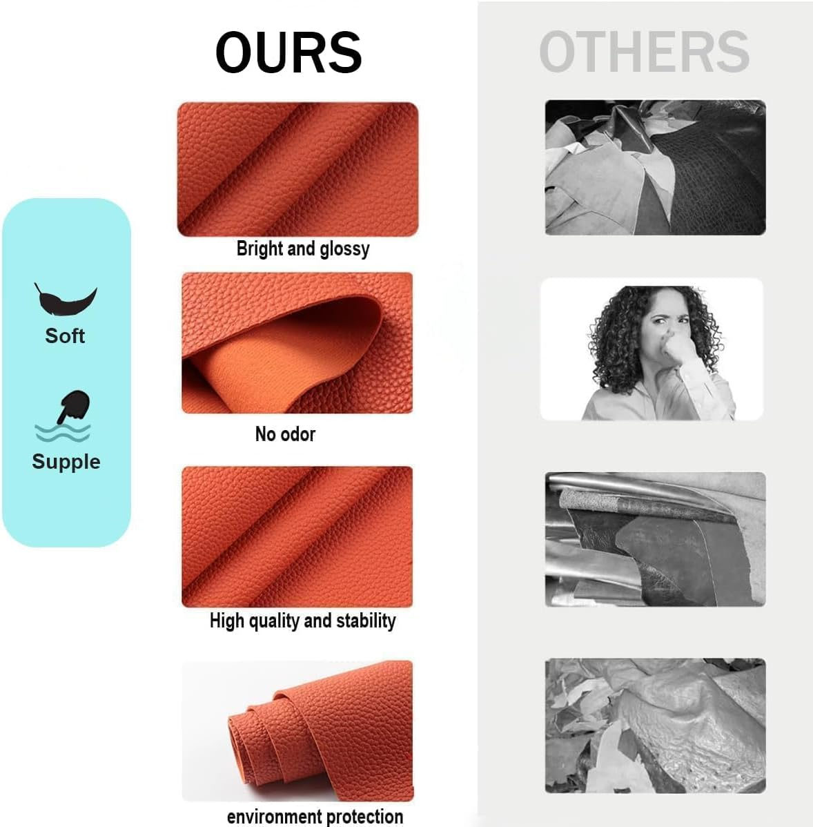 Leather Straps Replacement for Handbags,Purse Strap, Purse Straps Crossbody Replacement Adjustable, Brown with Silver Buckle - Brown With Gold Buckle image number 5