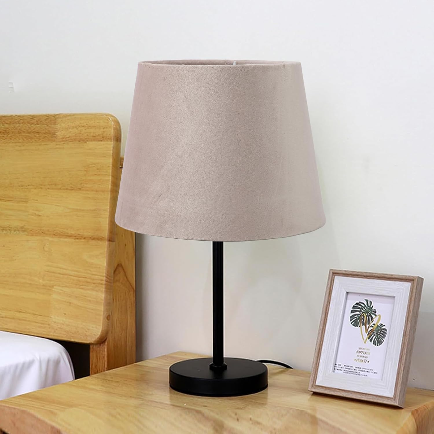 Lamp Shades, 6.5 X 8.5 X 6.3 Inch Modern Fabric Lampshade, Small Handmade Lampshade for Table Lamp Chandeliers Wall Floor Bedside Lamp, Easy Assembly Required (Beige) image number 3