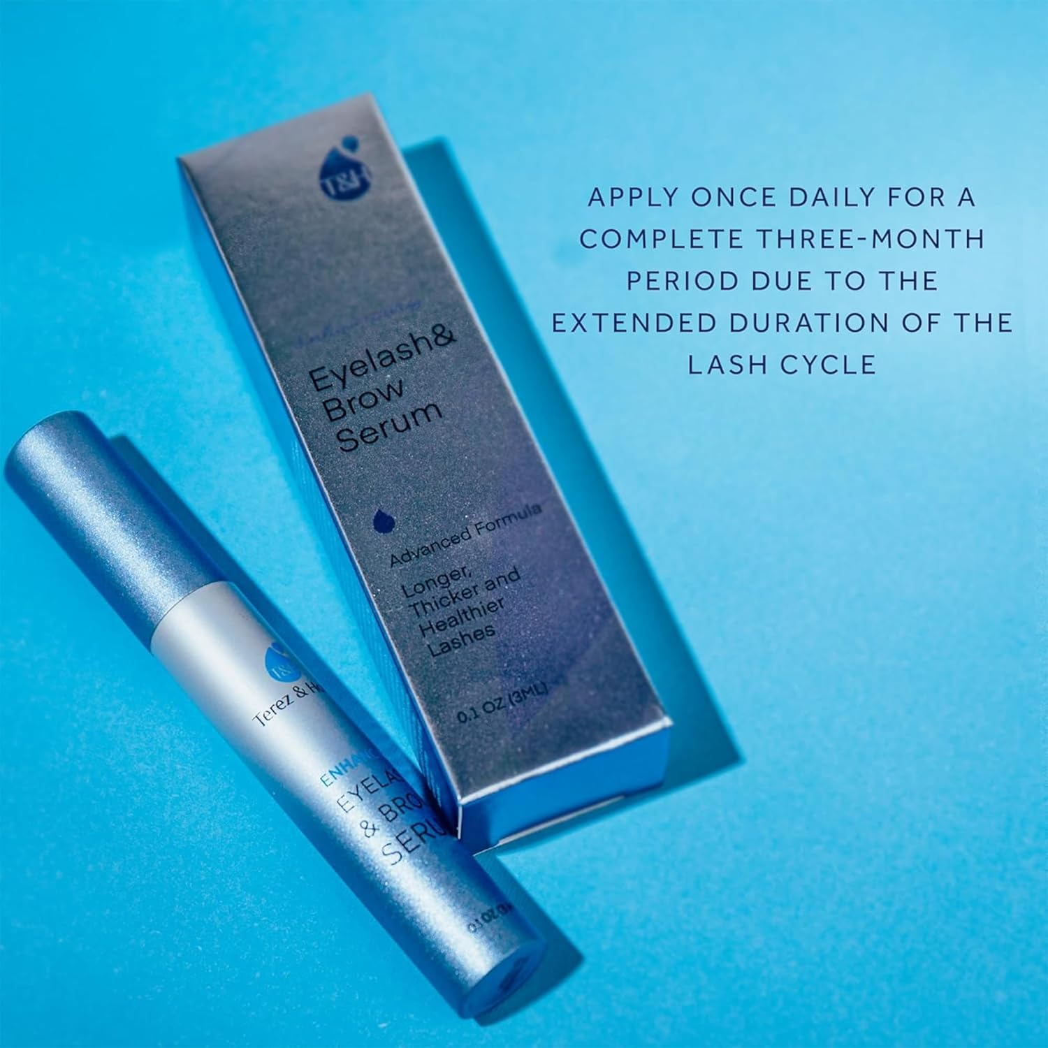 Advanced Eyelash Serum for Lengthening & Volumising - Grow Luscious Lashes with Brow Enhancer (3Ml) image number 3