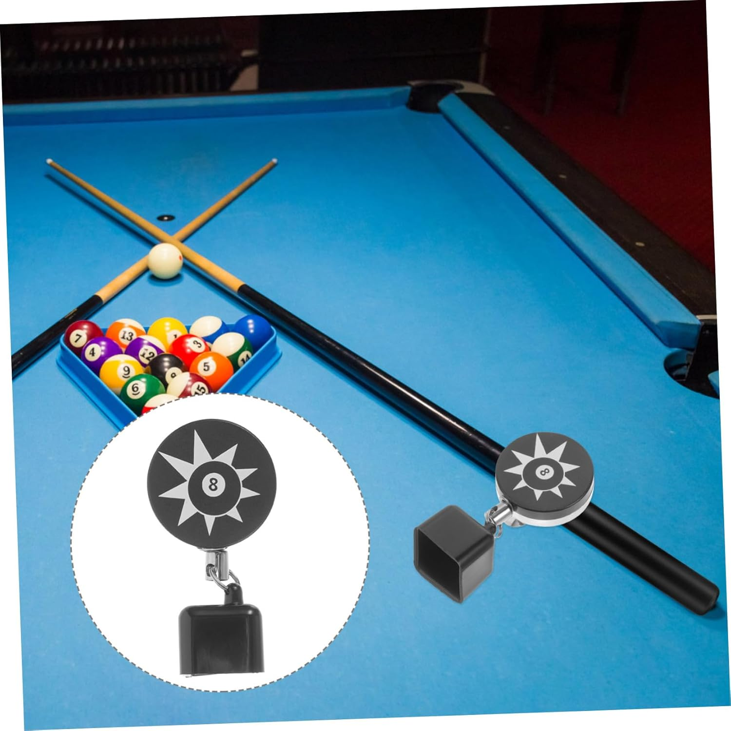 Telescopic Chocolate Holder Chalk Holders for Billiard Pool Chalk Holder Pool Cue Chalk Holder Tools Creative Cue Chalk Holders Retractable Chalk Holder Billiard Supplies image number 5