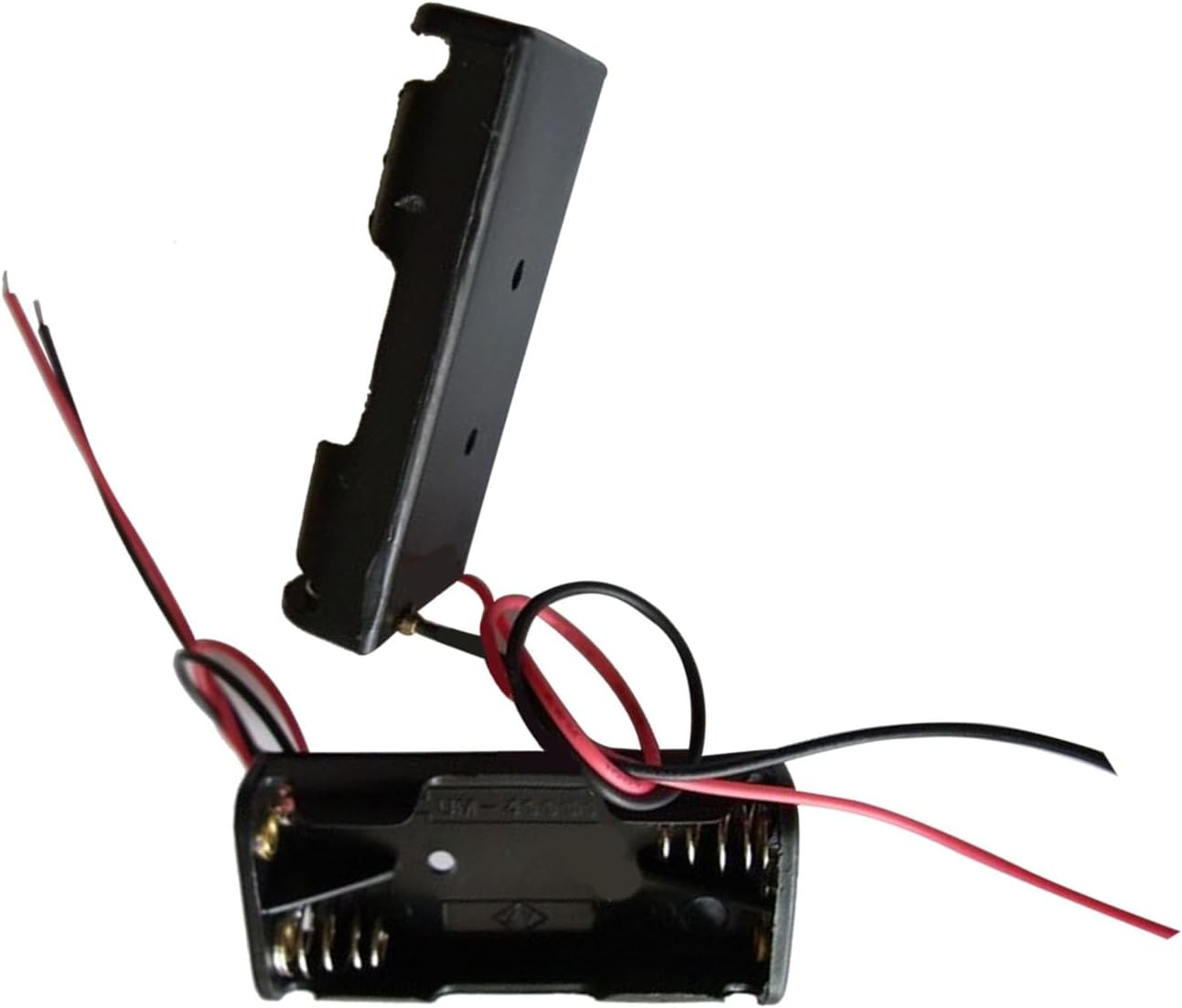 AAA Battery Holder Case, 3V Output Compact 2 AAA Batteries Box with Wire, for Various Devices