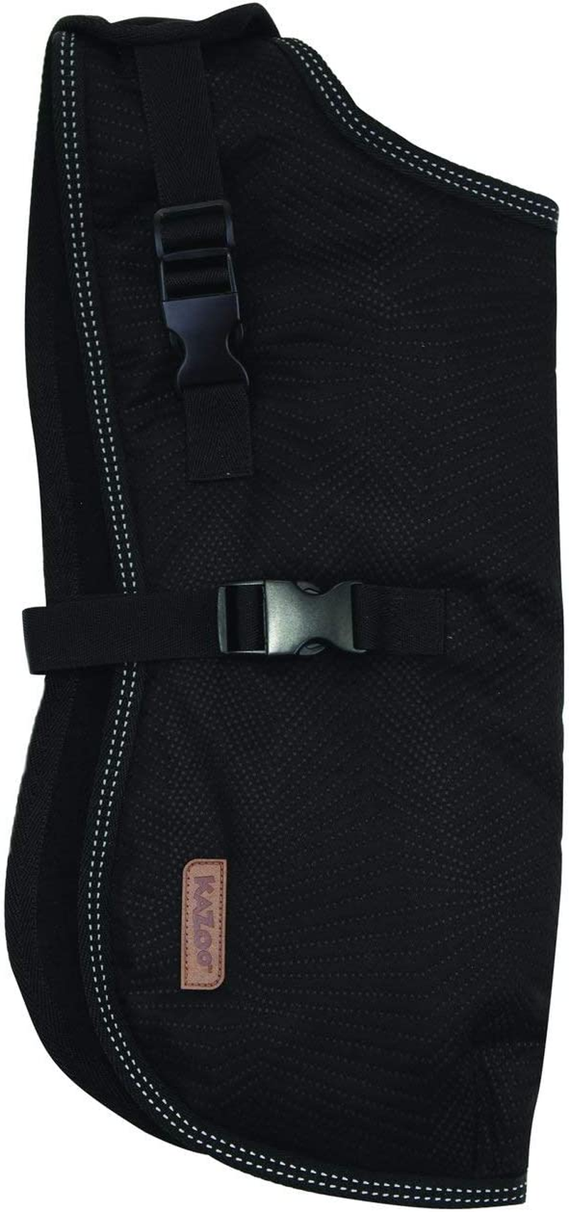 Kazoo Adventure Coat for Dogs, Black, Large