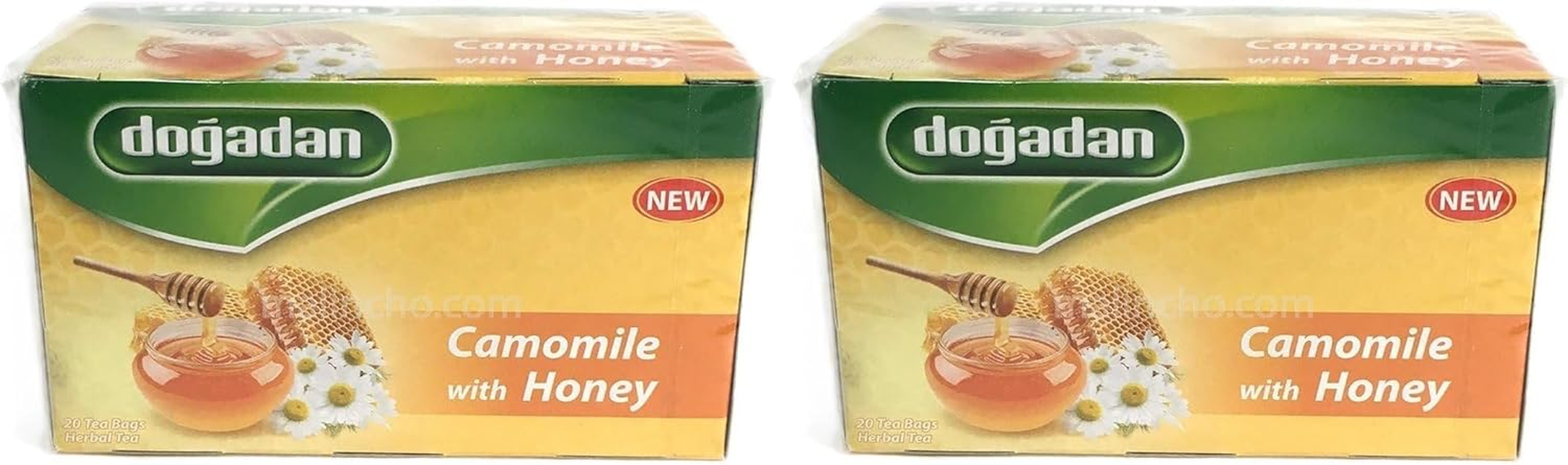 Dogadan Chamomile Tea with Honey, 40 G (Pack of 2)