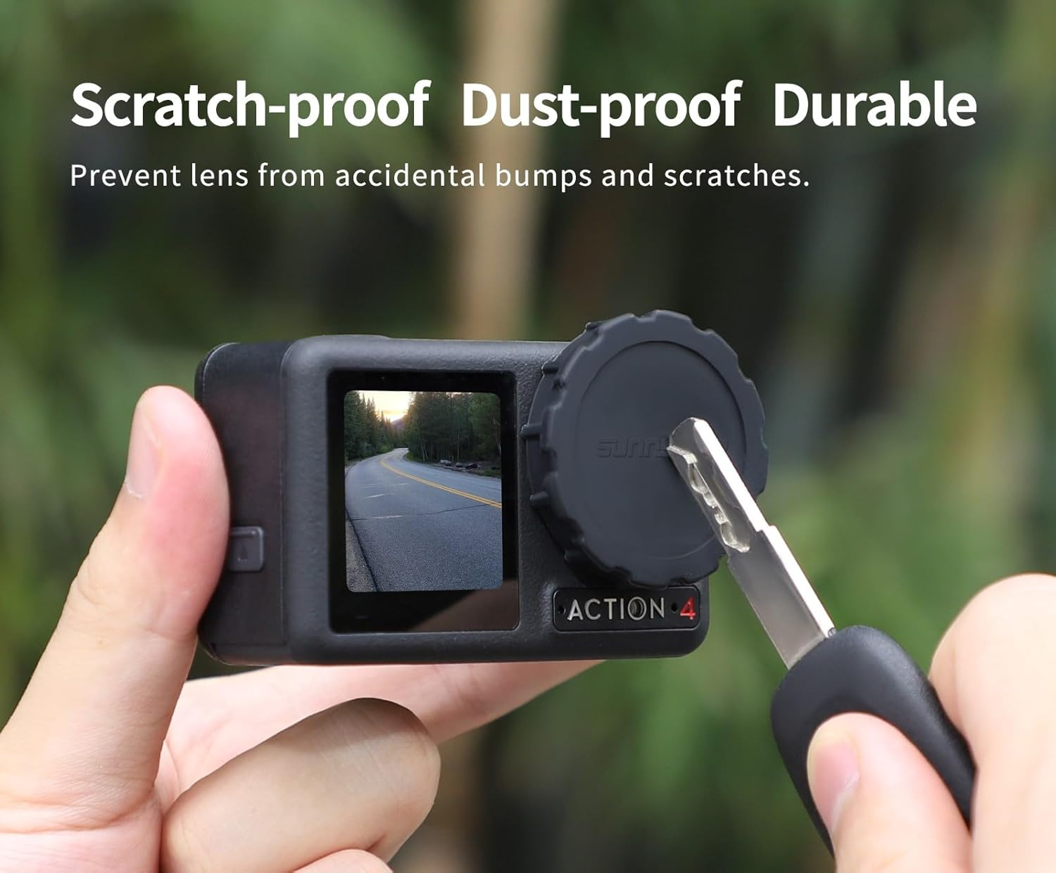 Camgo Sunnylife Silicone Lens Cover for Osmo Action 5 Pro/Osmo Action 4 / Osmo Action 3