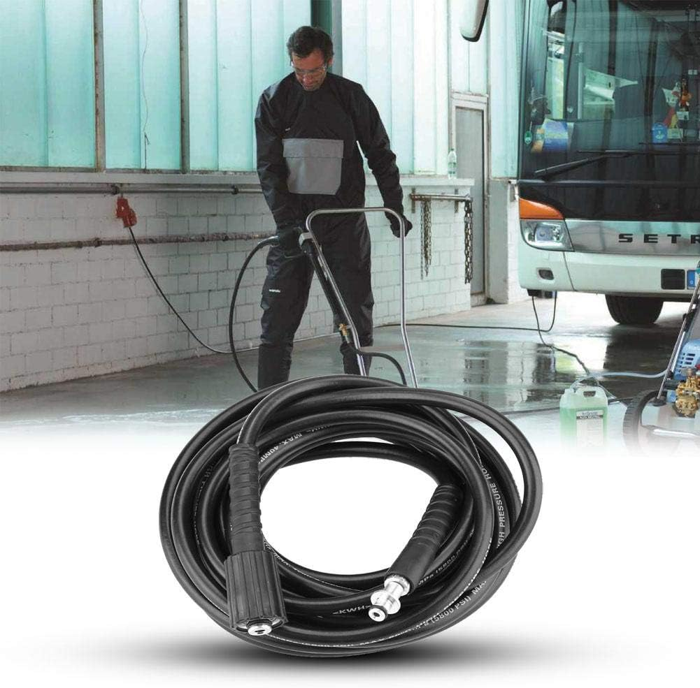 TOPINCN Durable High Pressure Cleaner Hose 8M 5800PSI Black Color for KARCHER K2 Car Washing