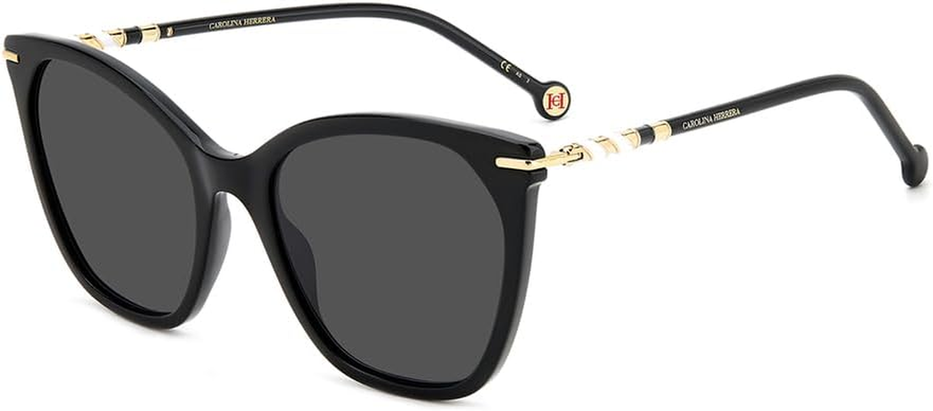 Carolina Herrera Women'S HER 0091/S Sunglasses, Black, 56 Mm