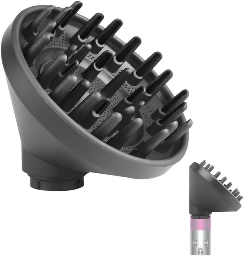 Upgraded Diffuser Attachment for Dyson Airwrap &ndash; Larger Nozzle for Faster Drying & Defined Curls, Compatible with All Dyson Airwrap & Curling Iron Models image number 2
