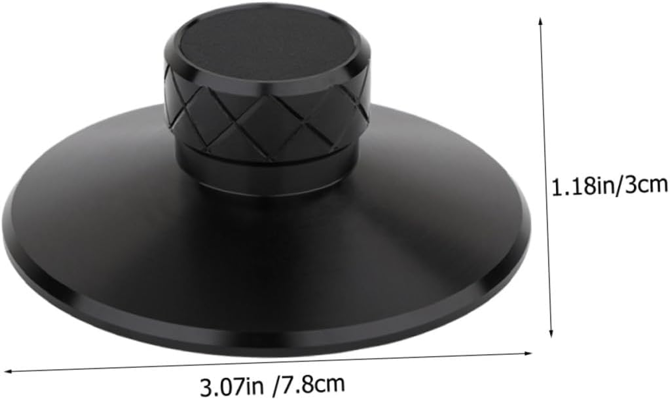 Vinyl Record Stabilizer Record Weight Clamp for Turntable Aluminum Magnesium Alloy Disc Stabilizer to Enhance on Home Audio Setup image number 3