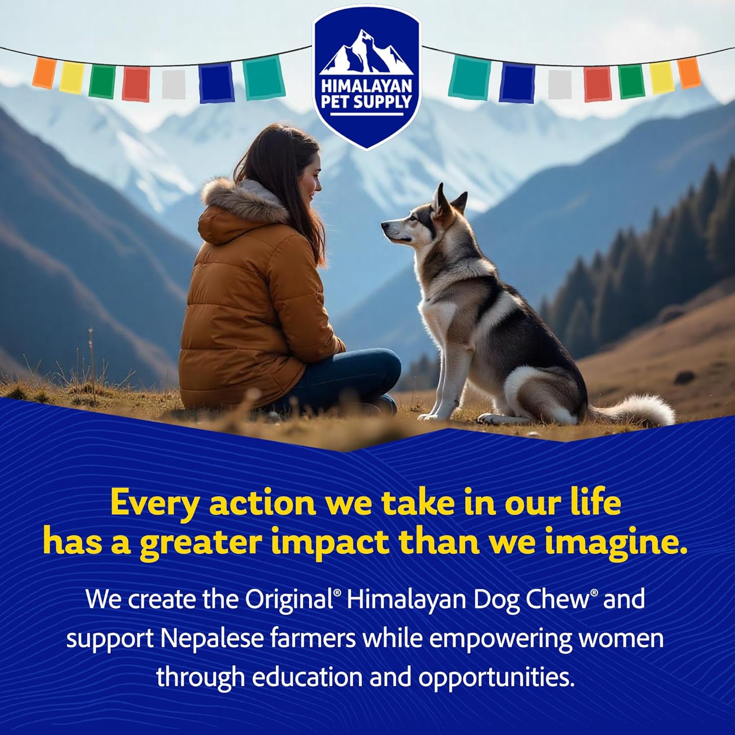 Himalayan Dog Chew Original Yak Cheese Dog Chews, 100% Natural, Long Lasting, Gluten Free, Healthy & Safe Dog Treats, Lactose & Grain Free, Protein Rich, Mixed Sizes, Dogs 65 Lbs & Smaller, 9.9 Oz image number 1