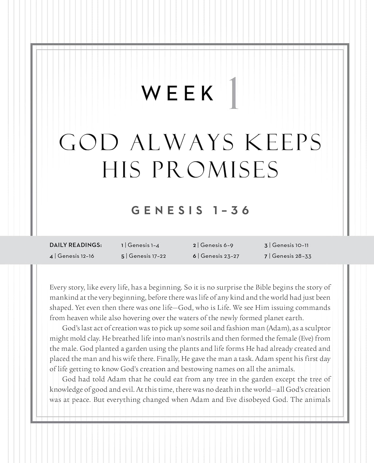 52 Weeks through the Bible: a Year-Long Bible Study for Men and Women