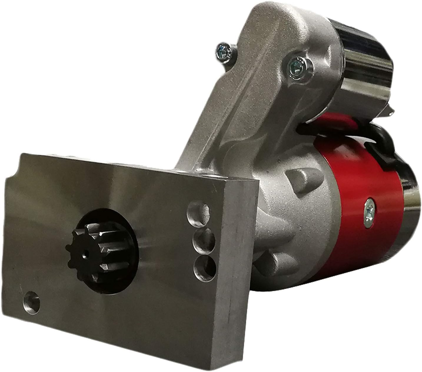3HP 2.5KW Super High Torque Light Weight Mini Starter for SBC BBC GM Chevy 305 350 454 18493 (Red) - Red image number 3