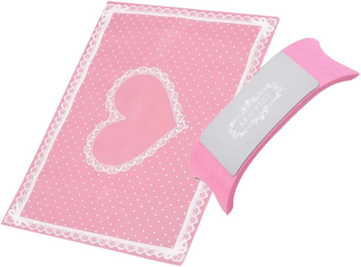 Healeved Foldable Hand Pillow Silicone Manicure Mat Washable Nail Beauty Tool Hand Pad Cushion Practice Nail Arm Rest