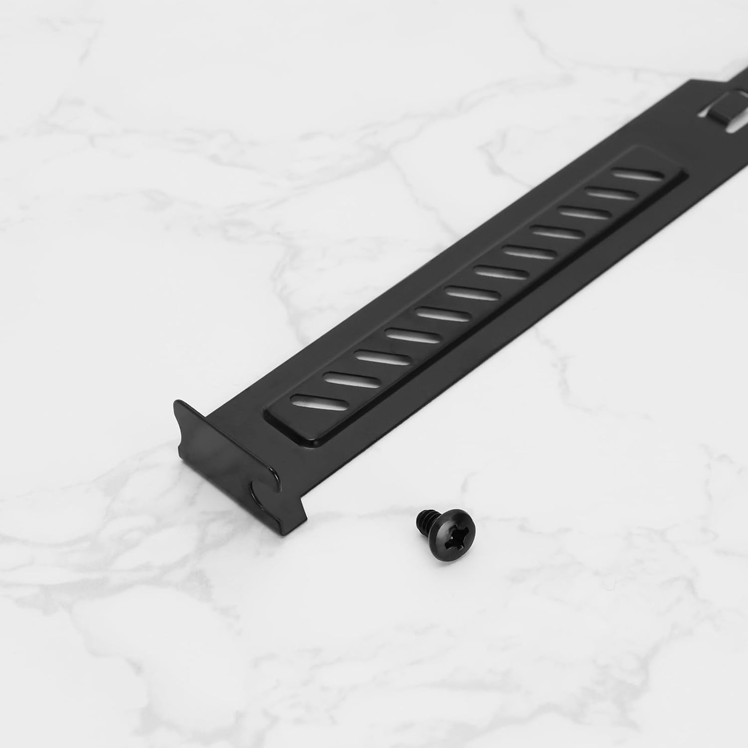 Be in Your Mind 5Pcs Alloy Steel PCI Slot Cover Bracket Full Profile Expansion Slot Cover Plate Black with Screws for PC Case Airflow and Dustproof, 120X20X12Mm image number 6