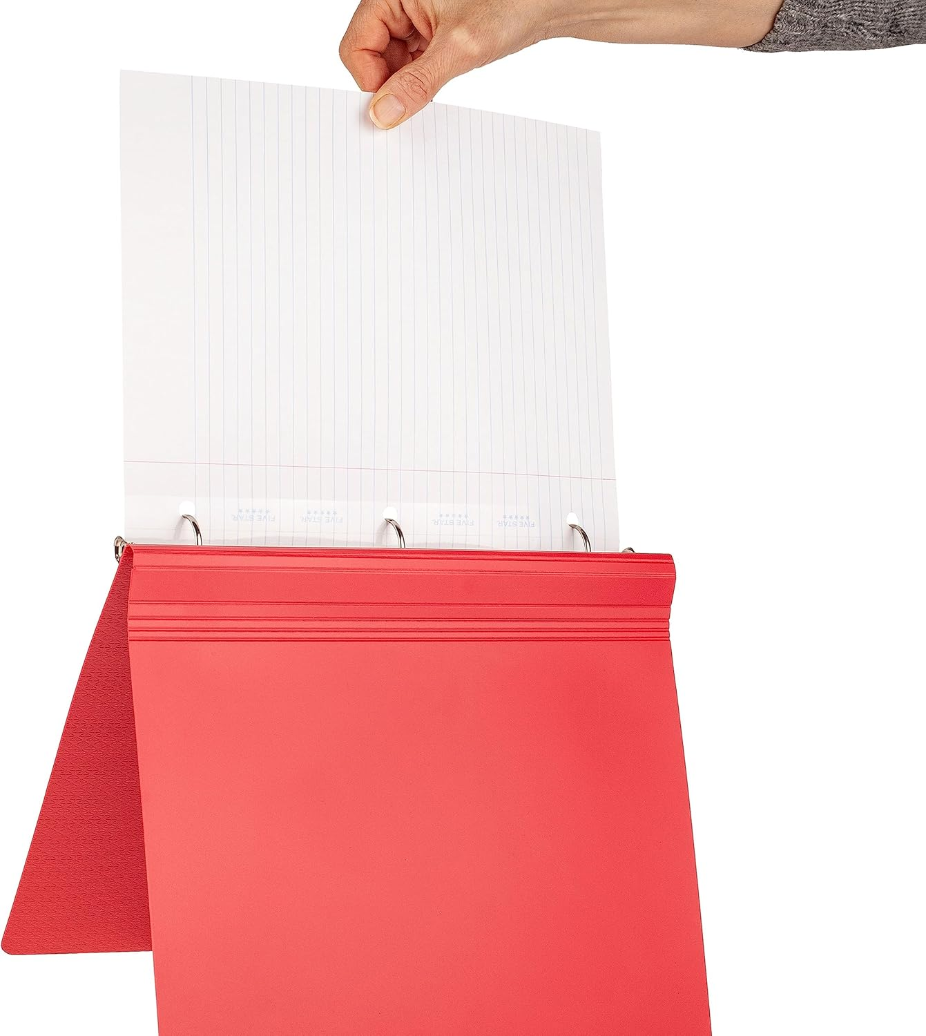 Five Star Loose Leaf Paper + Study App, 4 Pack, Notebook Paper, College Ruled Filler Paper, Reinforced, 8.5 X 11, 80 Sheets per Pack (170024-Ecm),White image number 4