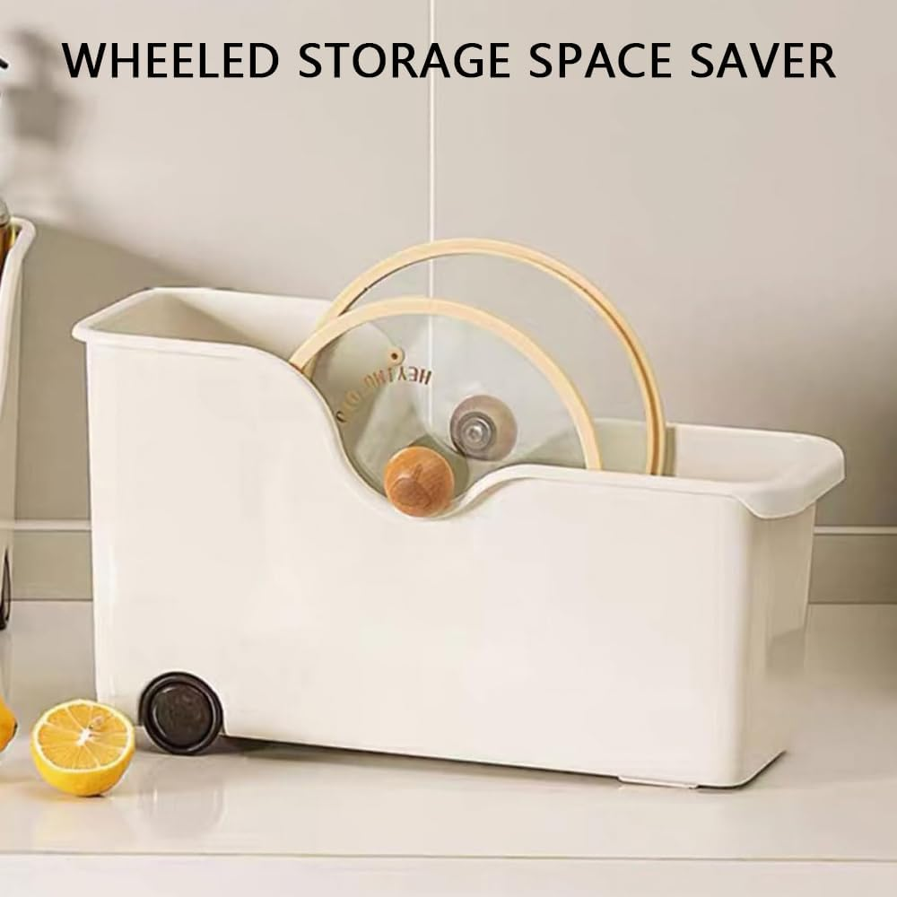 2 Pack Stackable Plastic Storage Bins for Kitchen & Pantry, Food Organizer Containers for Fridge, Freezer, Cabinet & Countertop, Snack and Packet Storage Organization image number 5