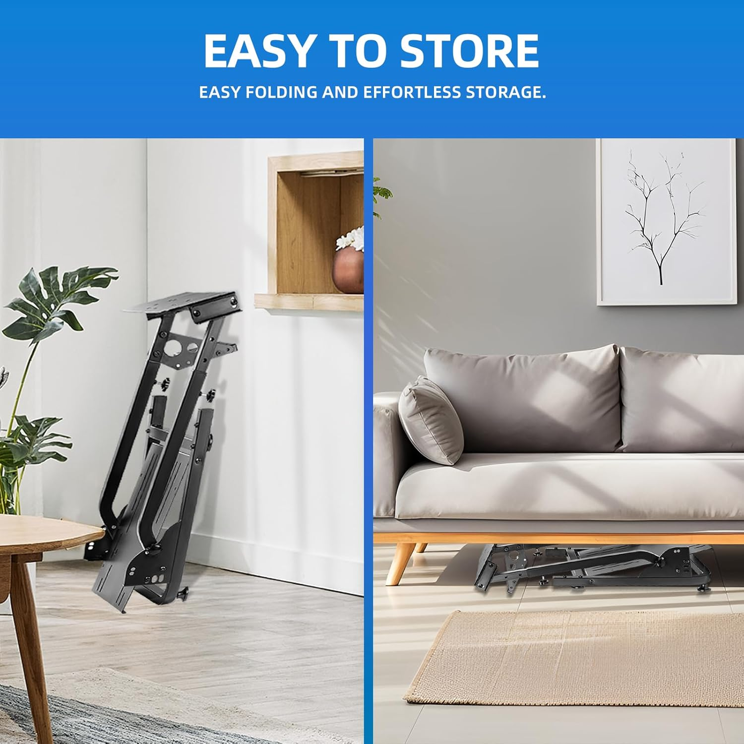 Grefinity Racing Steering Wheel Stand，Height Adjustable Steering Wheel Stand for Logitech G29 G920 G923 G27 G25 for Thrustmaster T248X T248 T300RS T150 458 TX Xbox PS4 PS5 image number 1