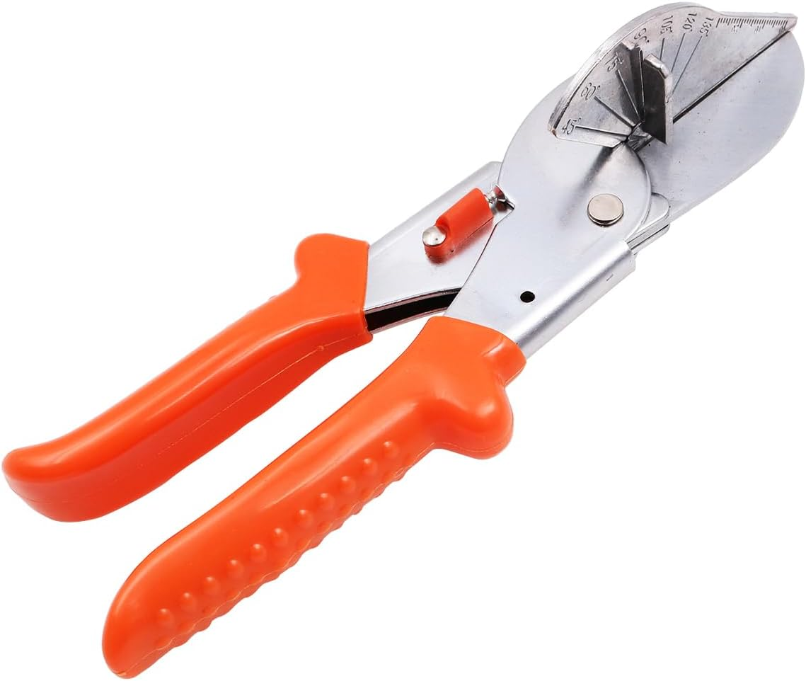 ZONADA Gasket Shear Mitre Shear 45 to 135 Degree Multi-Adjustable Angle Trim Cutter Cutting Plastic PVC PPR PE Pipe Branch Wire High Precision image number 5