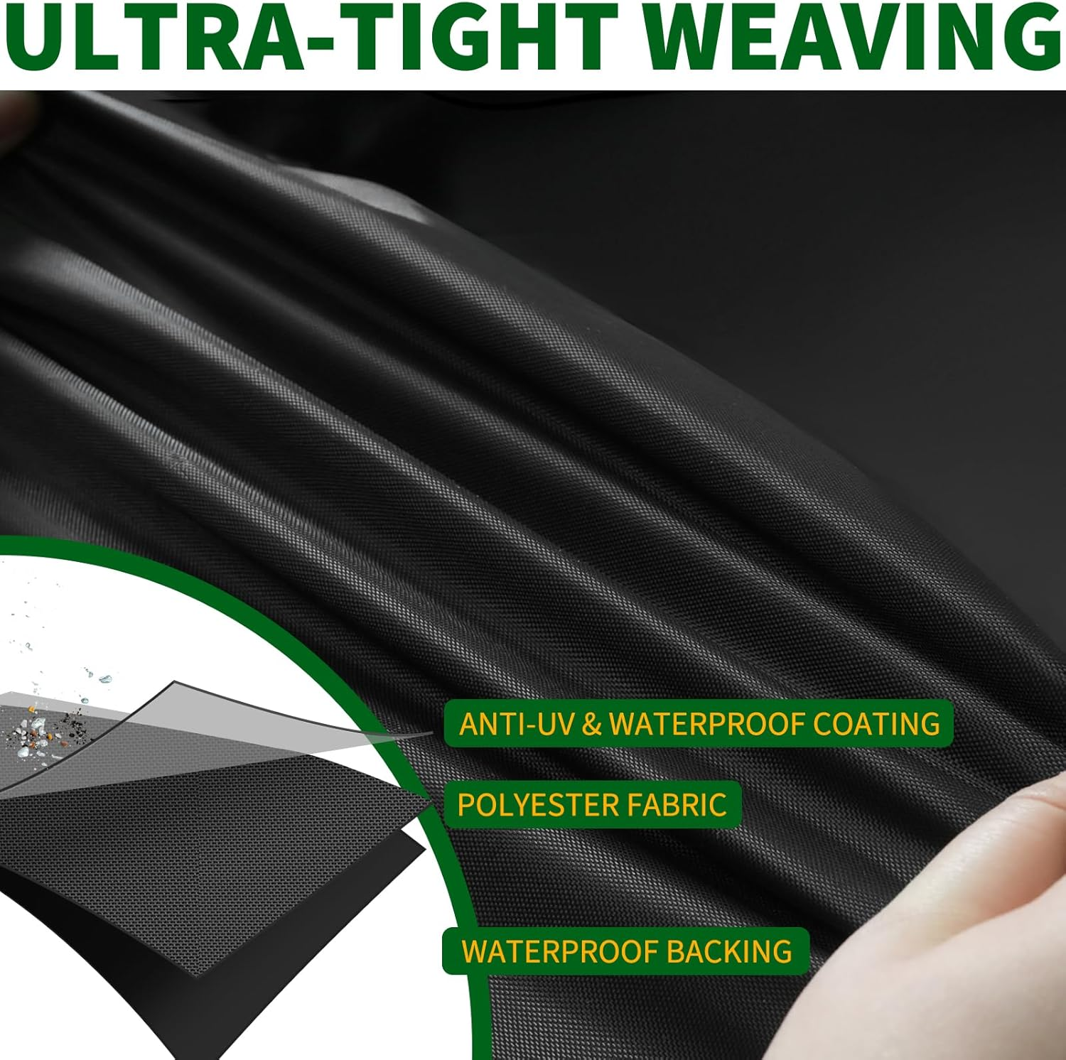 Speaker Cover, Heavy Duty Outdoor Speaker Covers Waterproof 12 Inch PA/DJ Powered Speaker Mounted on Stand Dust Cover (19"L X 20"W X 30"H) image number 1