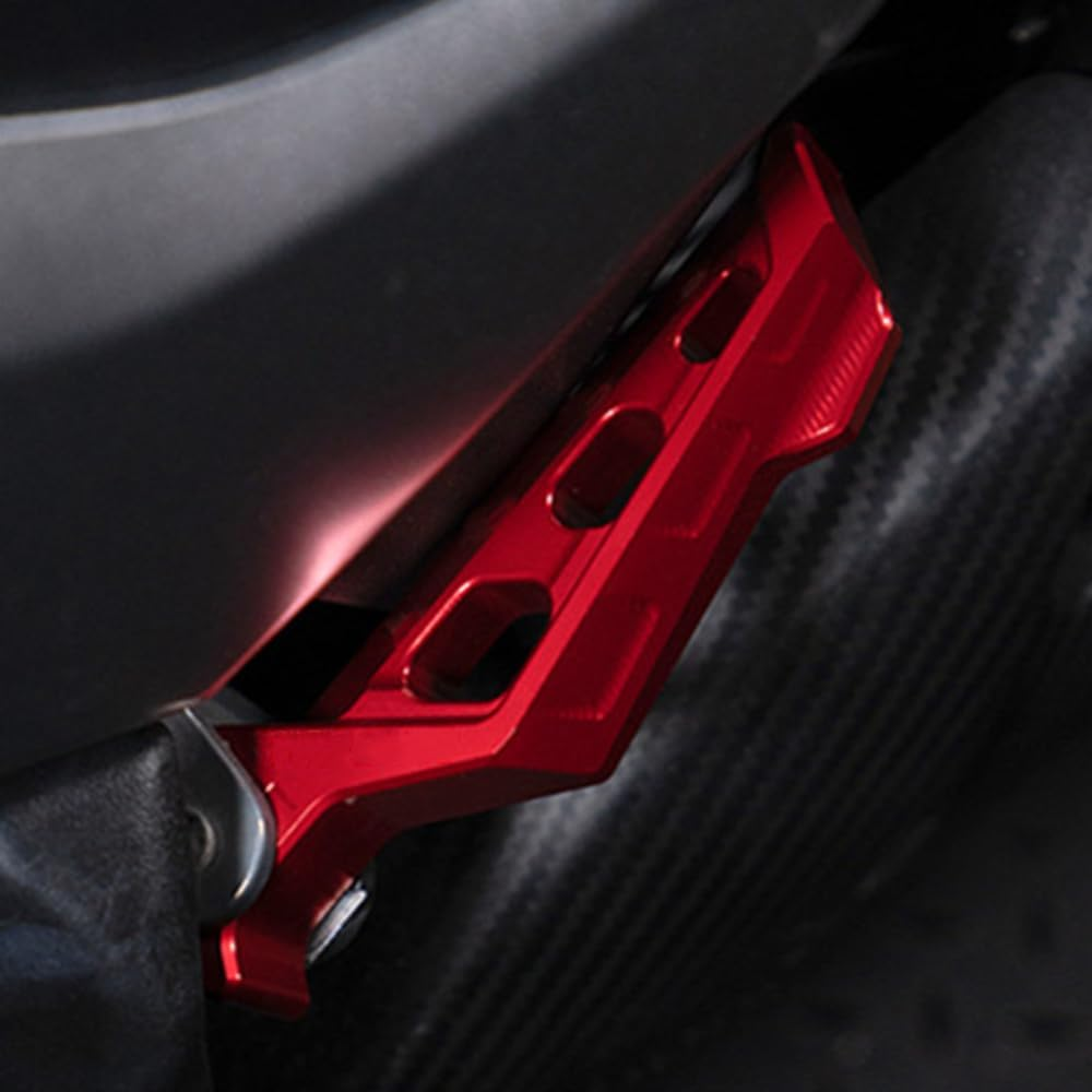 ESPEEDMTC for Yamaha R1 R1M R6 R7 Rear Foot Pegs Footstep Passenger Enlarger Pedal CNC Aluminum Footrest (Blue)