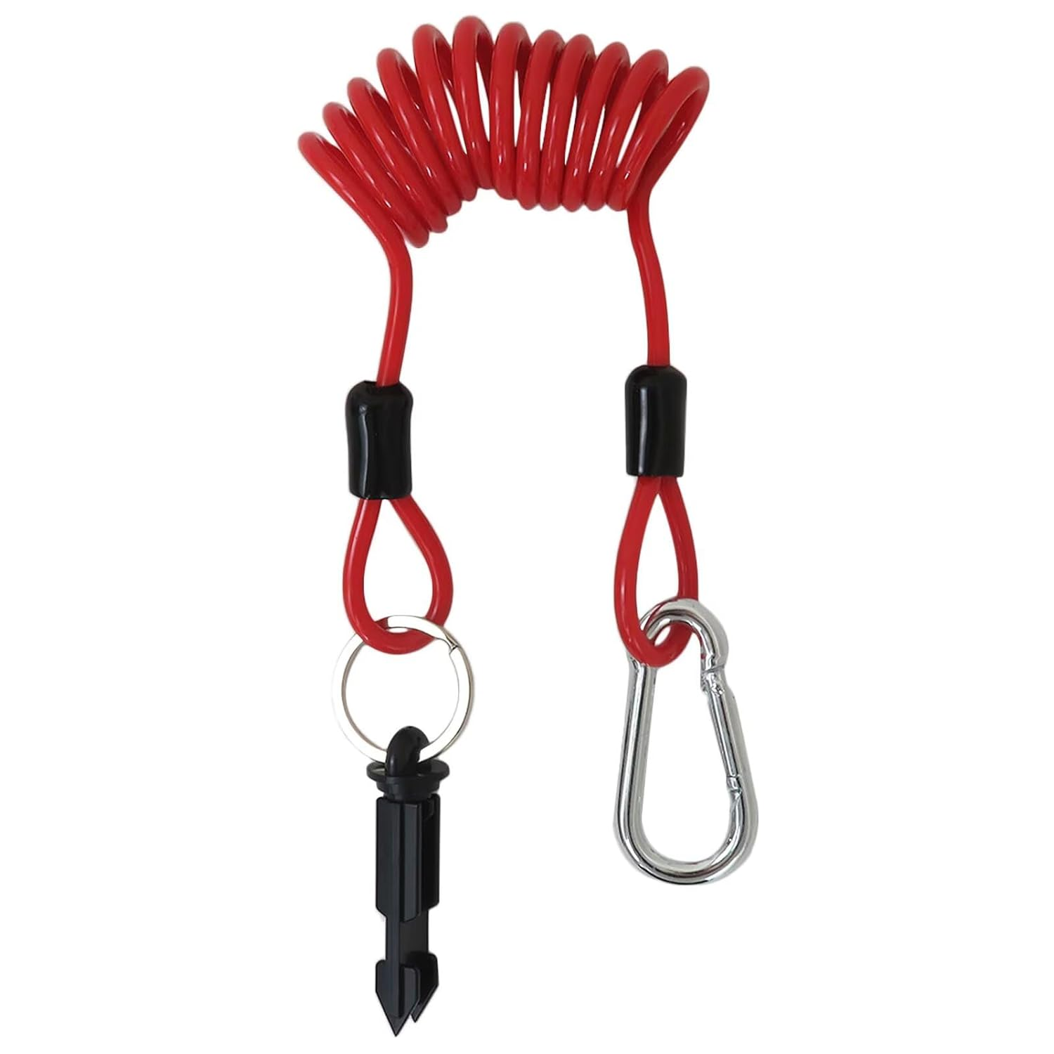 Lingsee Caravan RV Replacement Coiled Breakaway Cable with Electric Switch Brake