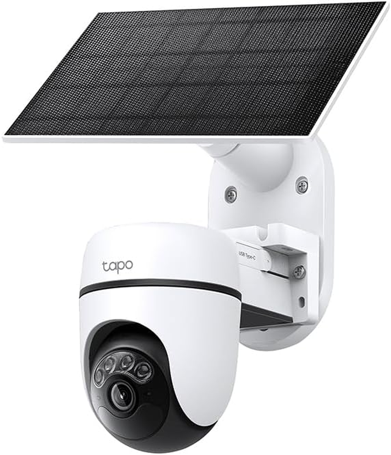 Tapo Solar-Powered Pan/Tilt Security Camera Kit, 2K 3MP, 360&deg; AI Tracking, Upgraded Patrol Mode, Free AI Detection, Sound/Light Alarm, Colour Night Vision, IP65, Local or Cloud Storage(Tapo C610 KIT) image number 5