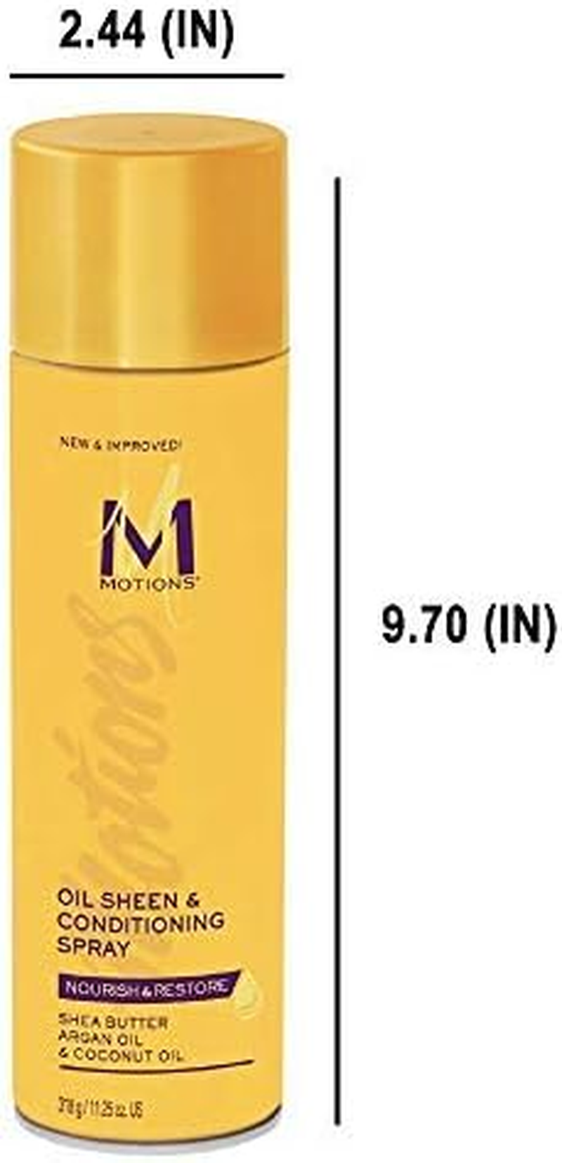 Motions Oil Sheen and Conditioning Spray, 11.25 Ounce