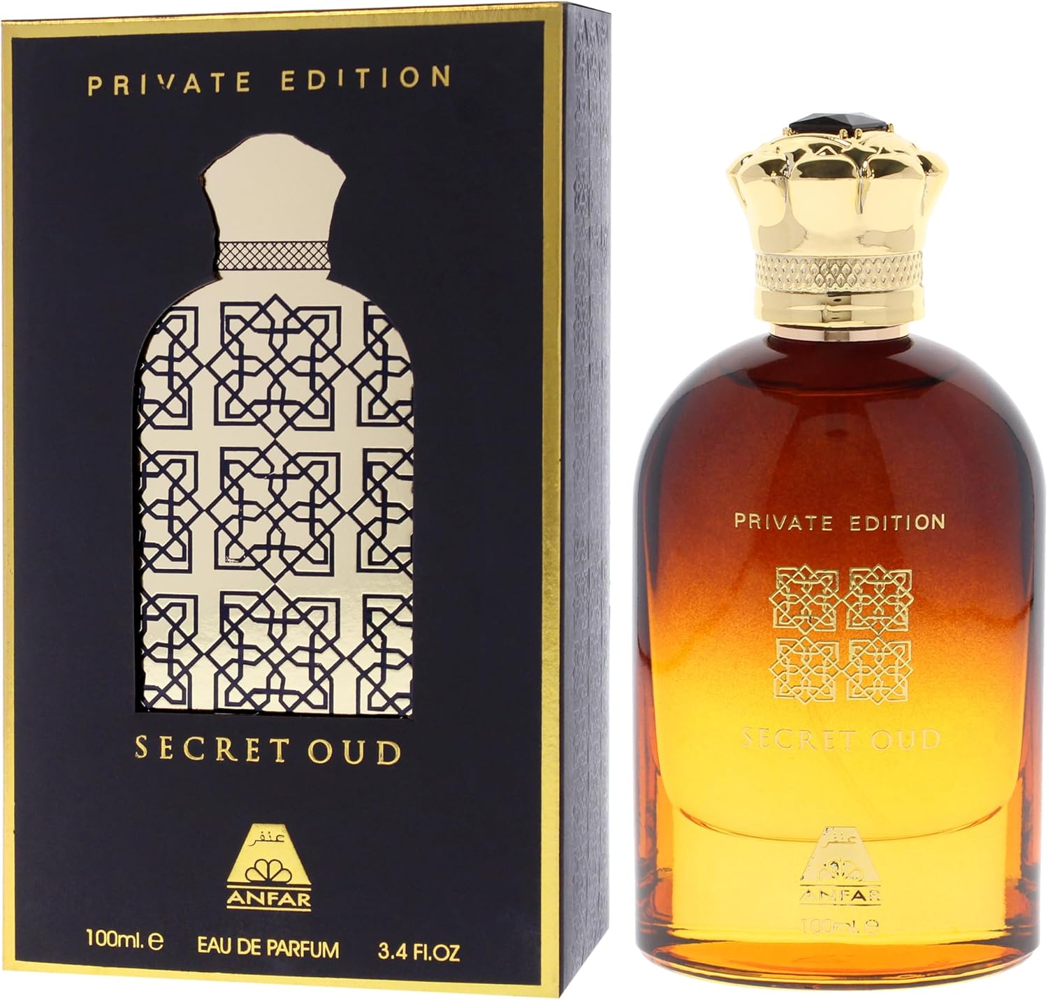 Private Edition - Secret Oud by Anfar for Men - 3.4 Oz EDP Spray