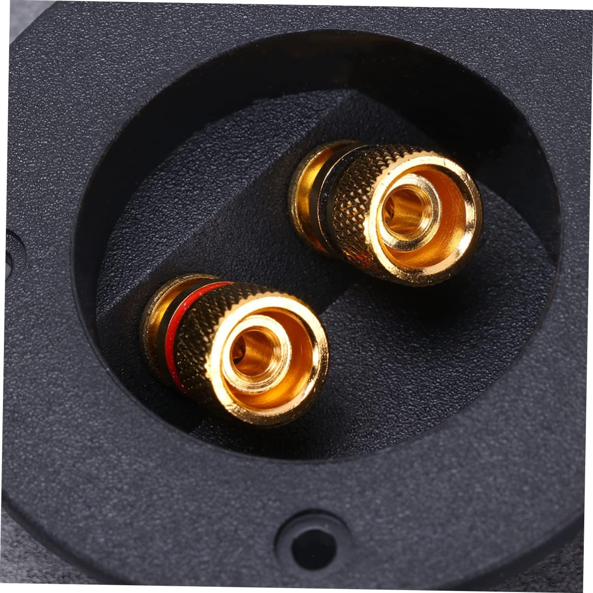BUTIFULSIC 2Pcs Speaker Binding Post and Speaker Terminal Box for DIY Car Stereo and Home Subwoofer Black Suitable for Audio Connection image number 2