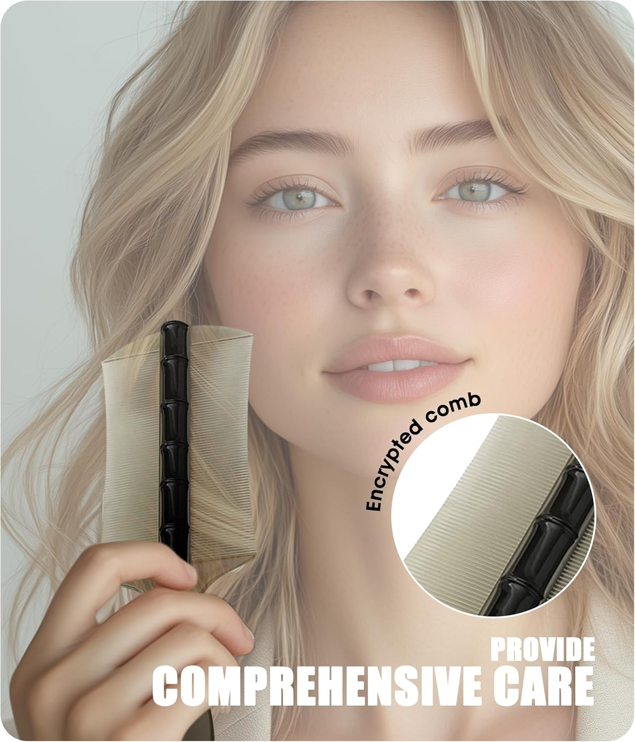 Pack of 4 Dandruff Comb, Detox Comb, Hollow Tooth Scalp Comb, Dandruff Massage Comb, for Healthy Hair, for Men and Women image number 3