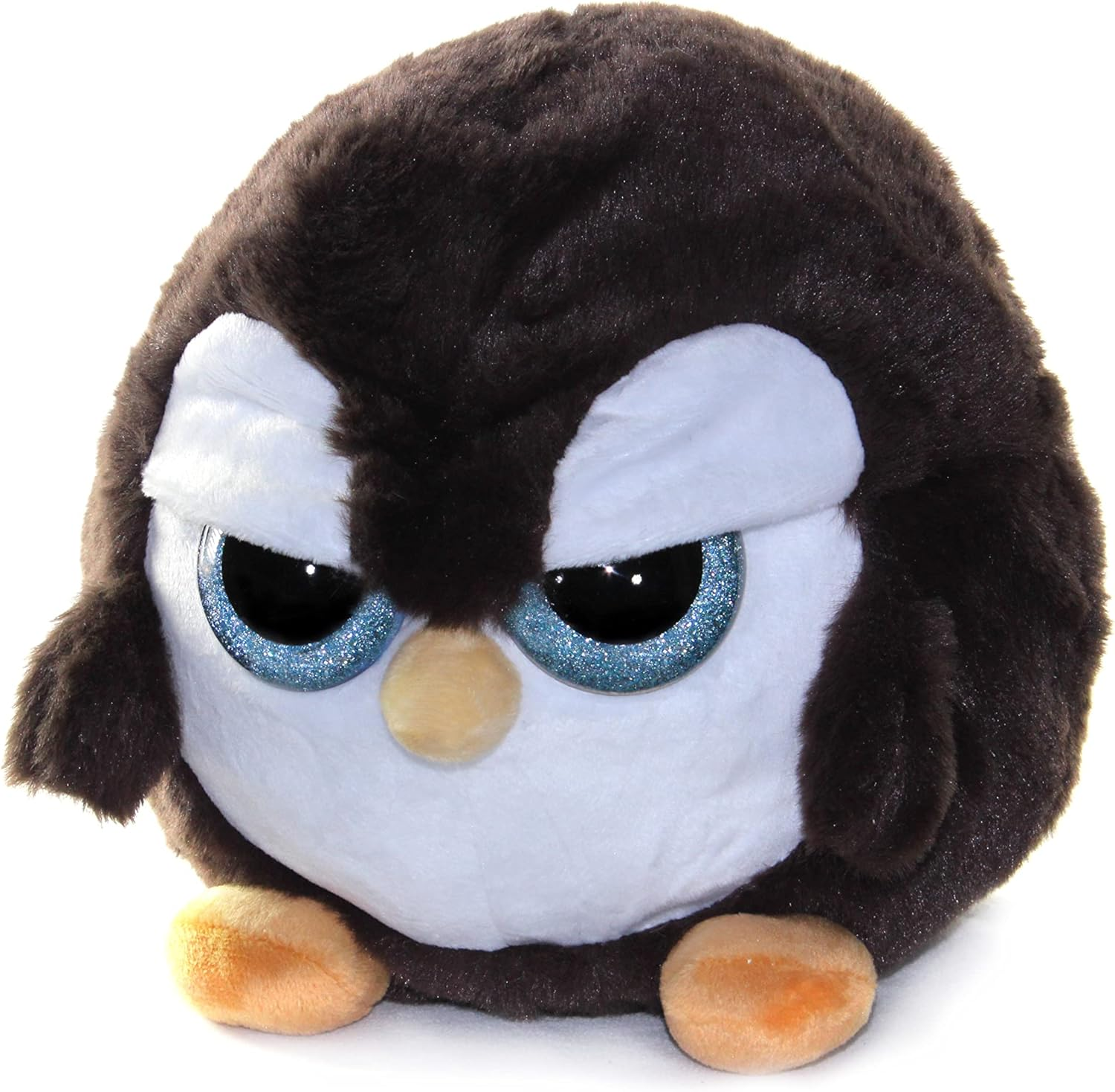 Grumpy Penguin - Adorable Super Soft Plush Stuffed Animal Toy (Glitter Eyes) - Large 10 Inch - Unique Funny Toys for Kids and Adults image number 2