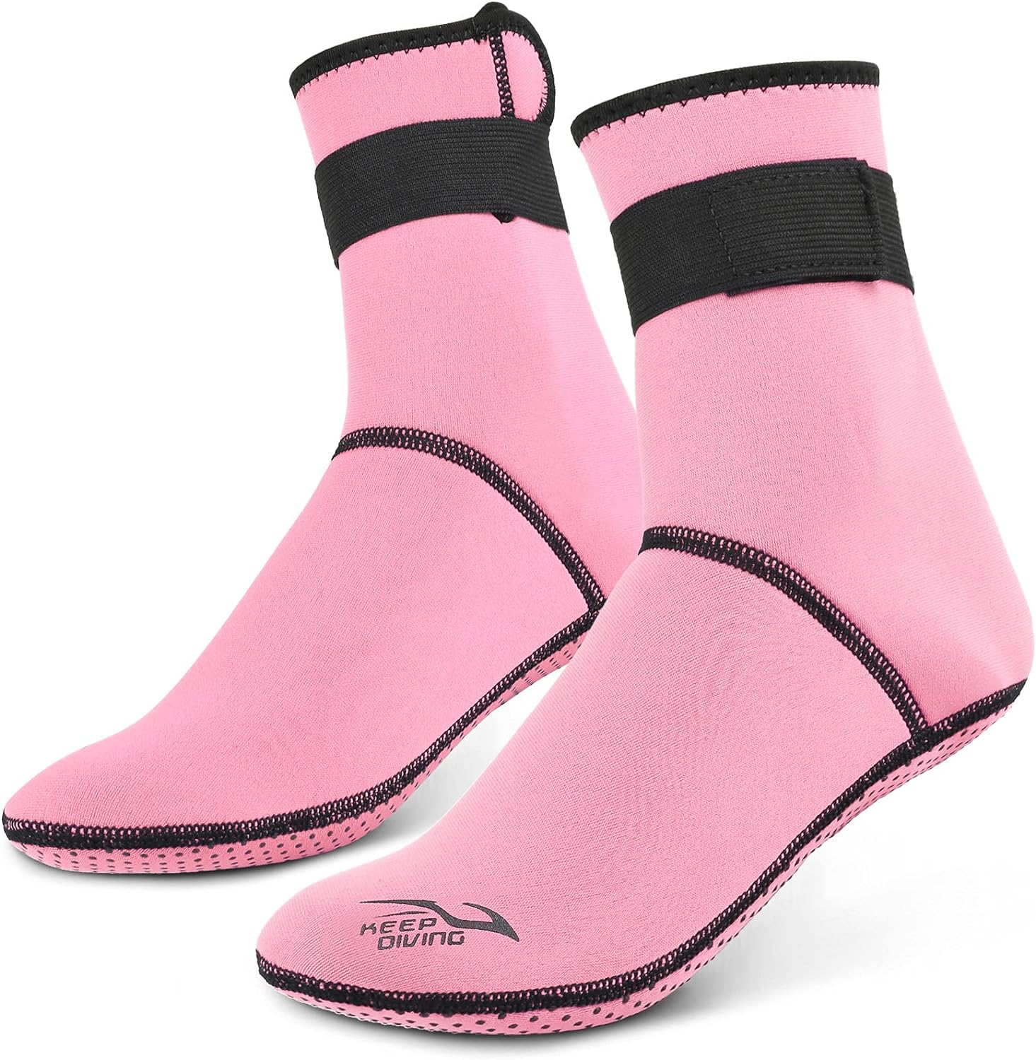 RAYWE Diving Socks 3Mm Neoprene Beach Water Socks Thermal Wetsuit Boots anti Slip Diving Socks for Rafting Snorkeling Sailing Swimming