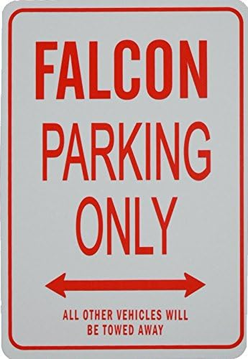 Falcon Parking ONLY - Miniature Fun Parking Signs