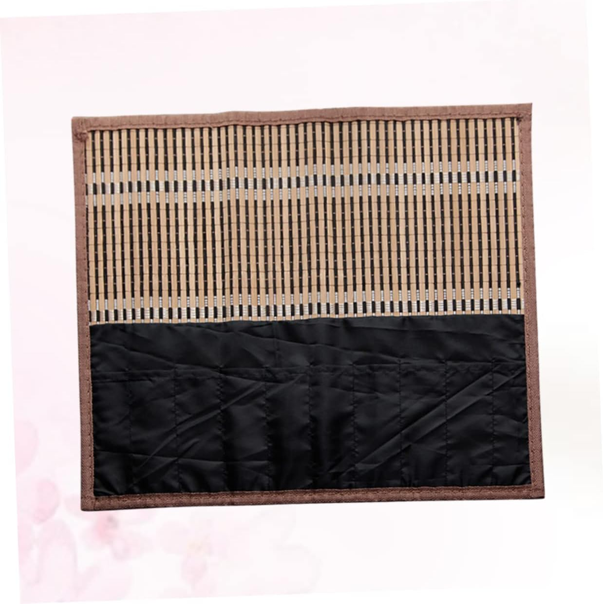 ABOOFAN 2 Pcs Writing Brush Holder Evil Eye Hair Clip Portable Brush Holder Teeth Charm Angel Keychain Paint Brush Case Paintbrush Organizer Chinese Calligraphy Brush Holder Student Bamboo image number 5