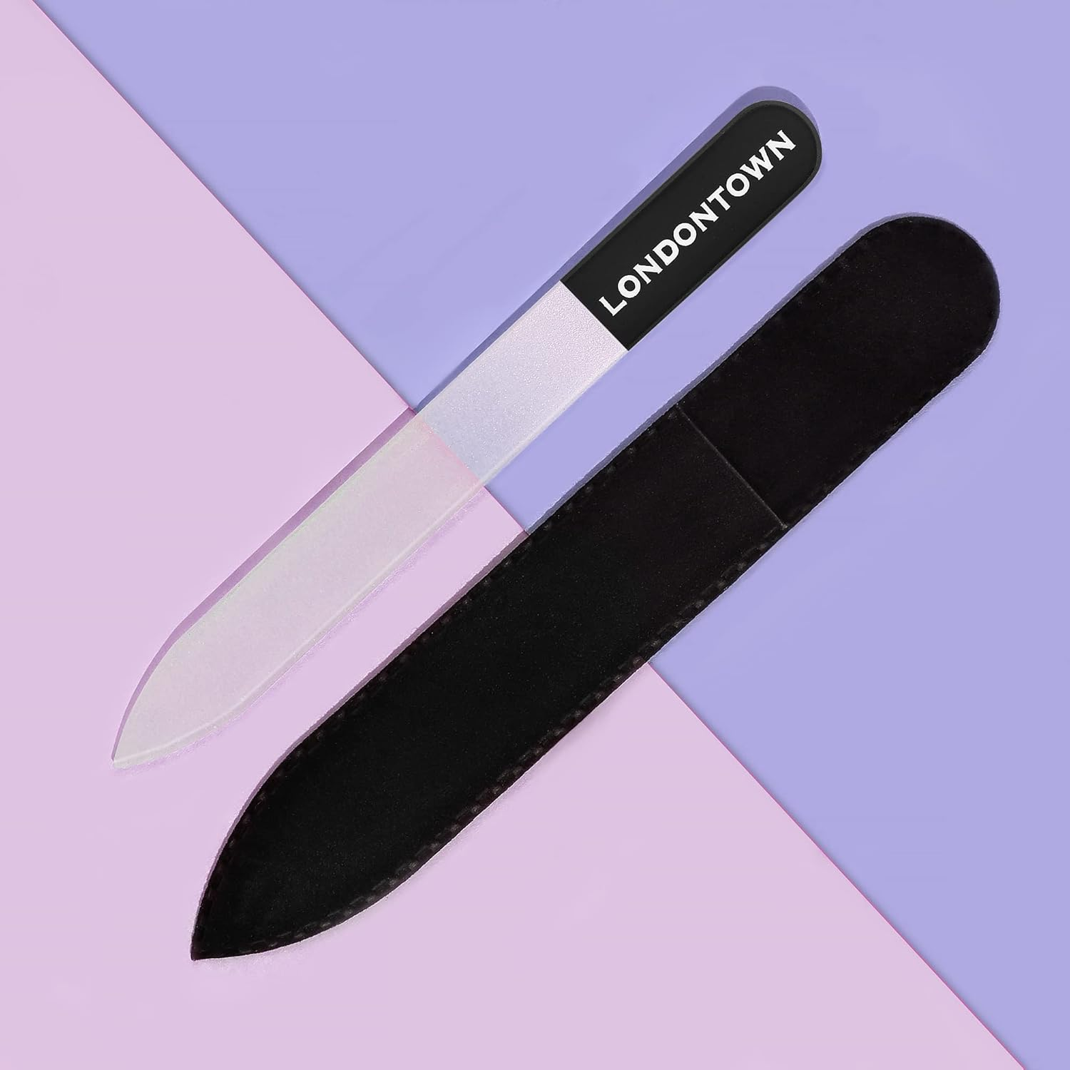 LONDONTOWN Black Glass Nail File, 0.48 Oz. - Black image number 3