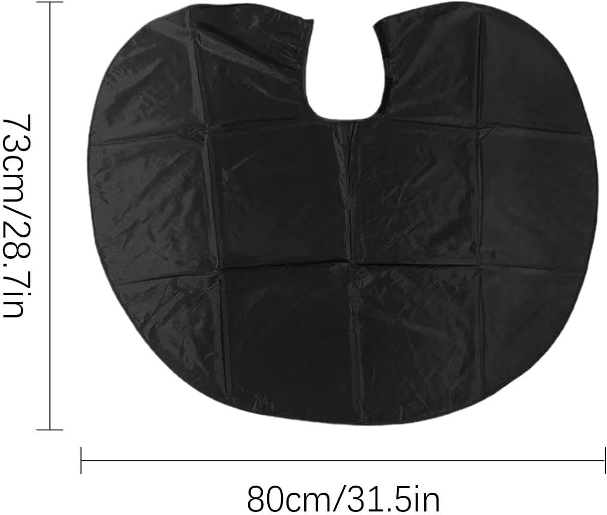 Hair Coloring Cape | Professional Short Length Hair Cut Cover - Salon Equipment Barber Bib, Adjustable Makeup Cape for Hair Dyeing, Shampooing, Makeup Application image number 1