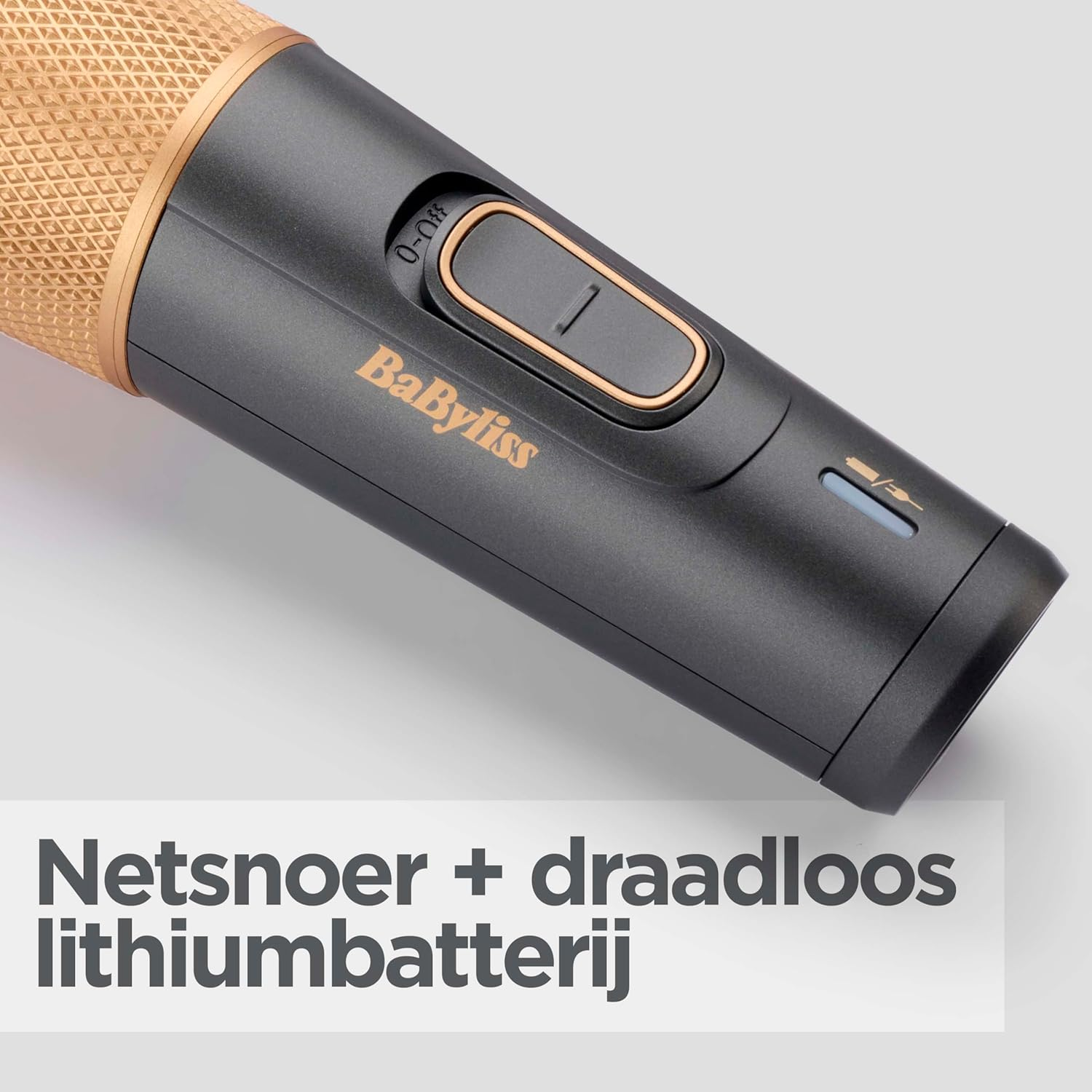 Babyliss Graphite Precision Hair Trimmer, 8 Comb Guides, 40 Cutting Lengths, Cool Graphite Blade, Lihitum Ion Battery, E987E