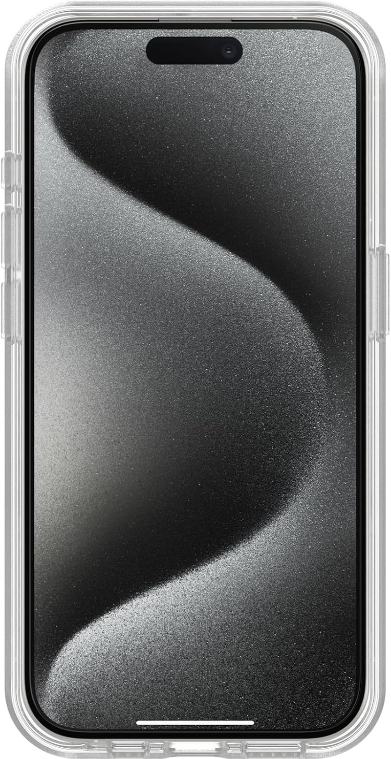 Otterbox Drop Protection Bundle for Iphone 15 Pro; Symmetry Magsafe Clear Case 3X Tested to Military Standard and Premium Glass Screen Protector Advanced Antiscratch Technology, Clear image number 6