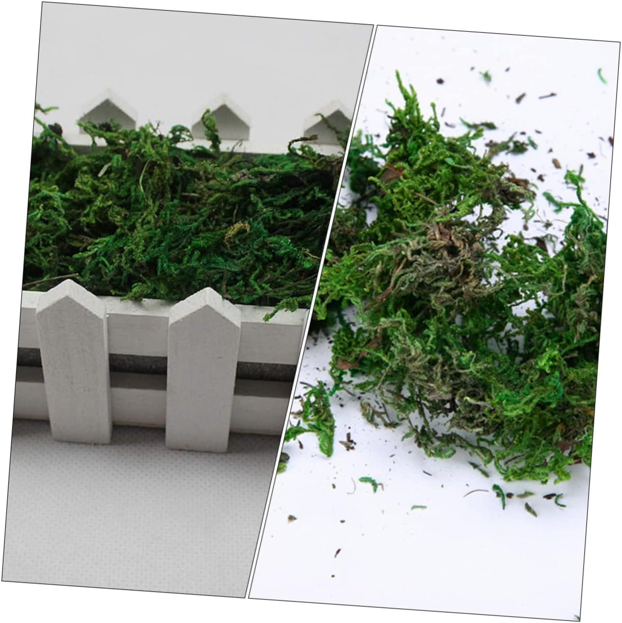 Abaodam Simulated Moss Artificial Plant Gardening Prop Decorative Moss Prop Imitated Plant Flowerpot Supplies Adornment for Indoor Outdoor Home Garden Decoration image number 1