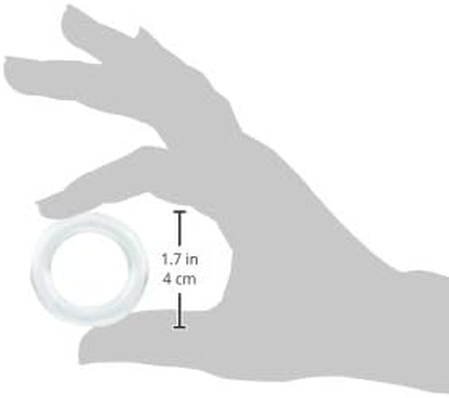 Screaming O Ringo Super-Stretchy Ring, Clear image number 1