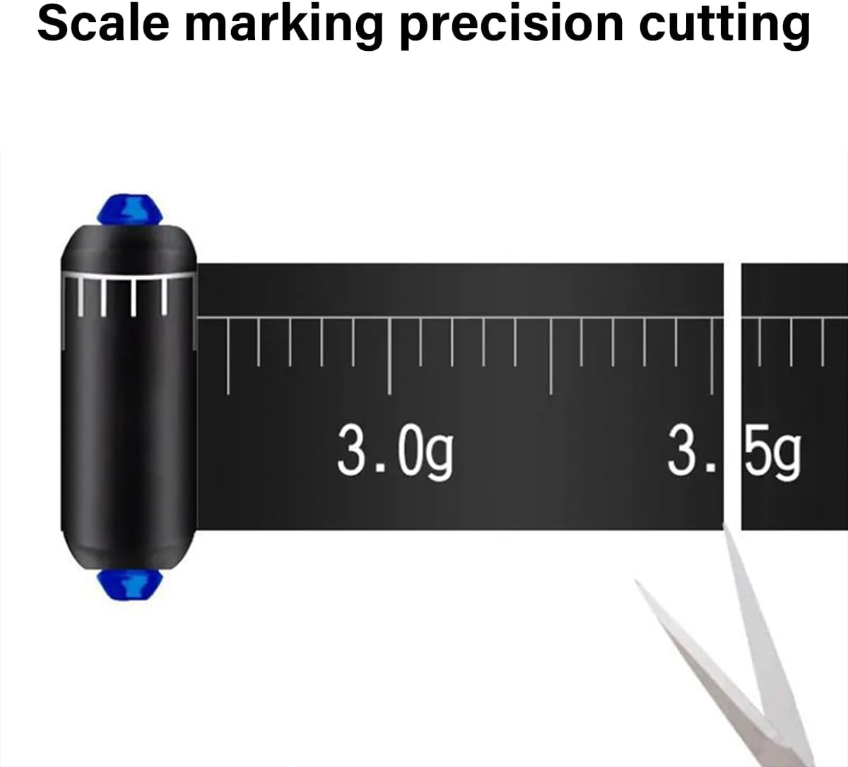 AIMALL Scale Marked Fishing Lead Weights - 100PCS Fast-Sinking Camouflage Lead Boxed Fishing Weights with Clear Markings for Precision Angling image number 6